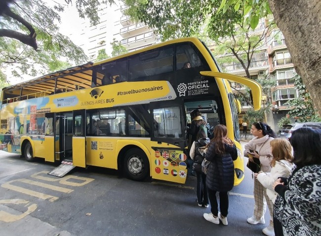 부에노스아이레스의 명물 2층 관광버스