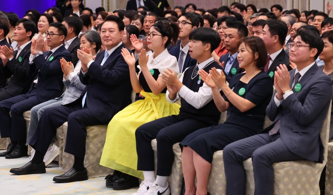 윤석열 대통령, '제1회 북한이탈주민의날 기념식' 참석