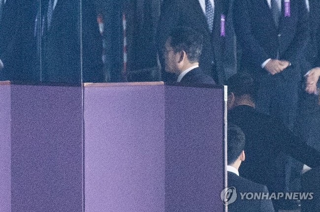 최태원·노소영 차녀 민정씨 결혼식 참석한 이재용 삼성전자 회장
