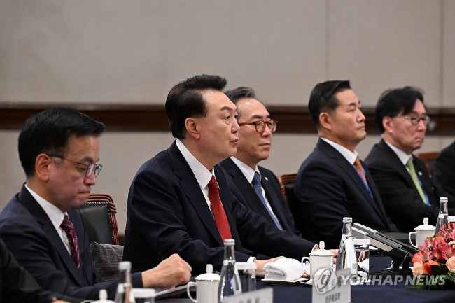 윤석열 대통령, 시진핑 주석과 한중 정상회담