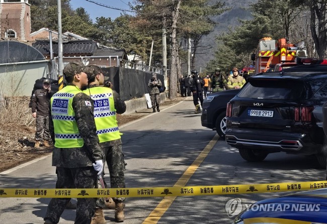 포천 민가에 포탄 낙하 사고