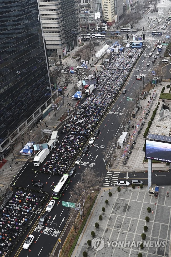 사랑제일교회, 주일예배