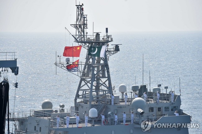 중국의 군함