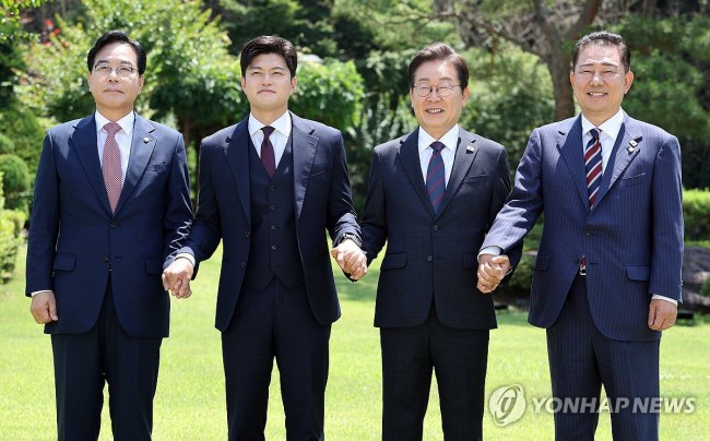 이재명 대통령, 여야지도부 회동