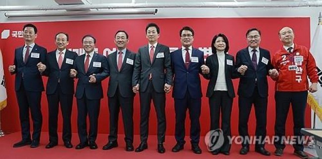 국민의힘 대구시장 후보 면접 참석한 예비후보들
