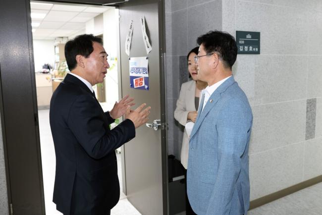박수현 충청남도지사 국회방문