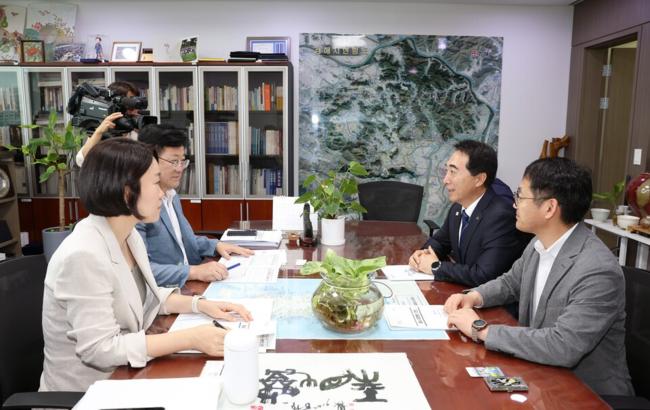 박수현 충청남도지사 국회방문