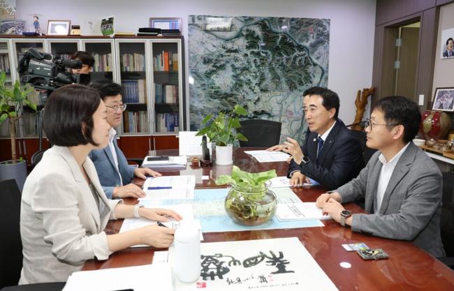 박수현 충청남도지사 국회방문