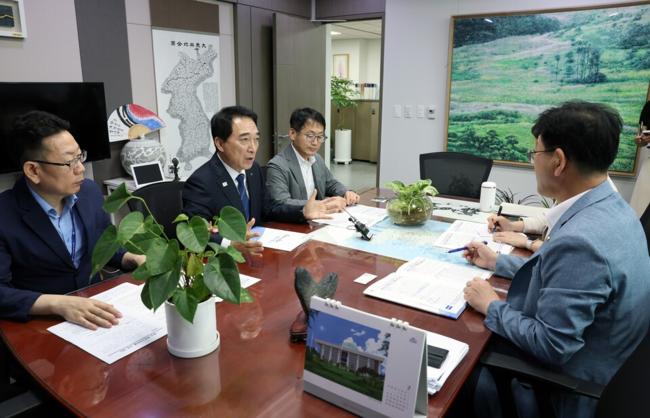 박수현 충청남도지사 국회방문